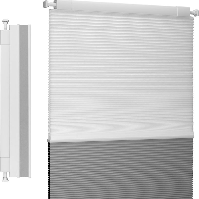 ستائر مزدوجة الطبقة على شكل قرص العسل